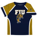 FIU Blue and Gold Boys Tee Shirt Short Sleeve - Vive La Fête - Online Apparel Store