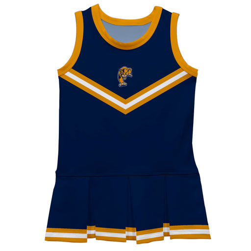 FIU Panthers Vive La Fete Game Day Blue Sleeveless Cheerleader Dress