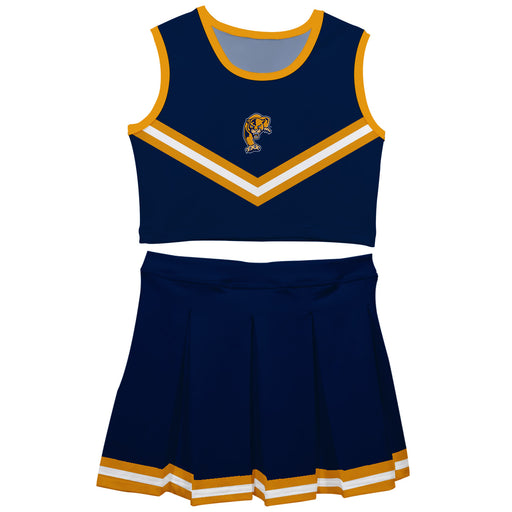 FIU Panthers Vive La Fete Game Day Blue Sleeveless Cheerleader Set