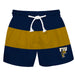 Florida International Panthers Vive La Fete Blue Gold Stripes Swimtrunks V2