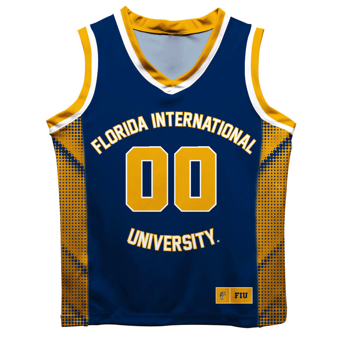 FIU Panthers Vive La Fete Game Day Blue Boys Fashion Basketball Top