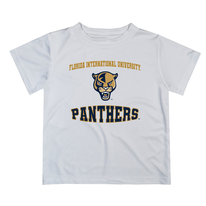 Florida International Panthers Vive La Fete Boys Game Day V3 White Short Sleeve Tee Shirt