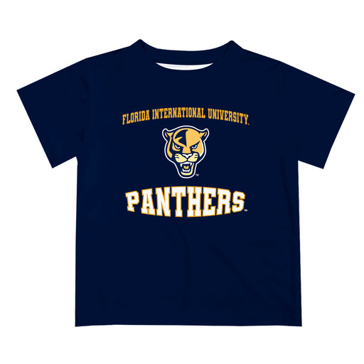 Florida International Panthers Vive La Fete Boys Game Day V3 Blue Short Sleeve Tee Shirt