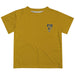 FIU Panthers Hand Sketched Vive La Fete Impressions Artwork Boys Gold Short Sleeve Tee Shirt