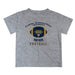 Florida International Panthers Vive La Fete Football V2 Heather Gray Short Sleeve Tee Shirt