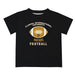 Florida International Panthers Vive La Fete Football V2 Black Short Sleeve Tee Shirt