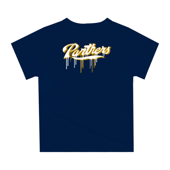 FIU Panthers Original Dripping Soccer Blue T-Shirt by Vive La Fete - Vive La Fête - Online Apparel Store