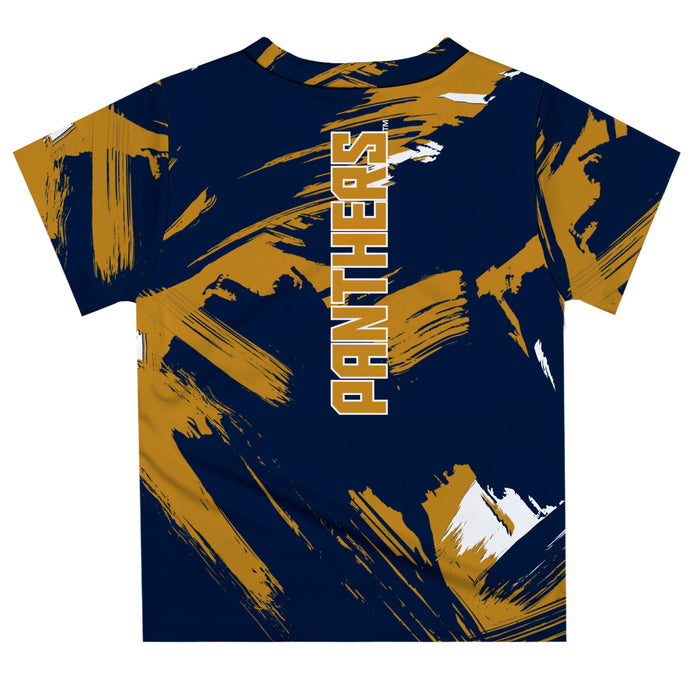 FIU Panthers  Vive La Fete Boys Game Day Blue Short Sleeve Tee Paint Brush - Vive La Fête - Online Apparel Store