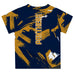 FIU Panthers  Vive La Fete Boys Game Day Blue Short Sleeve Tee Paint Brush - Vive La Fête - Online Apparel Store