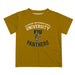Florida International Panthers Vive La Fete Boys Game Day V1 Gold Short Sleeve Tee Shirt