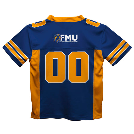 Florida Memorial University FMU Lions Vive La Fete Game Day Blue Boys Fashion Football T-Shirt - Vive La Fête - Online Apparel Store