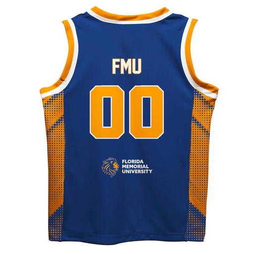 Florida Memorial University FMU Lions Vive La Fete Game Day Blue Boys Fashion Basketball Top - Vive La Fête - Online Apparel Store