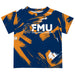 Florida Memorial University FMU Lions Vive La Fete Boys Game Day Blue Short Sleeve Tee Paint Brush