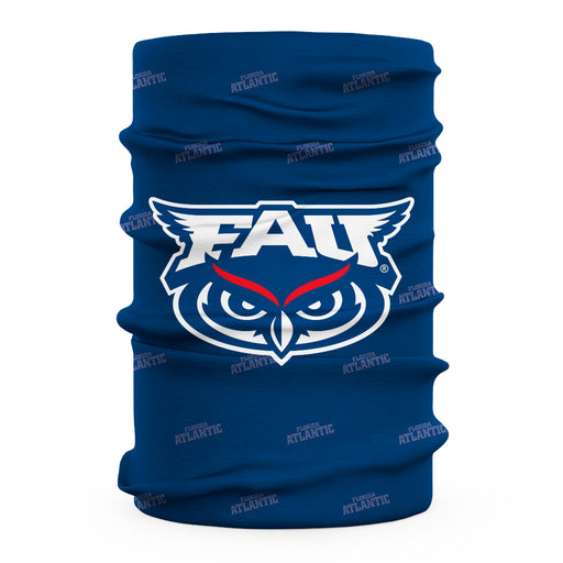 Florida Atlantic Owls Neck Gaiter Blue All Over Logo - Vive La Fête - Online Apparel Store
