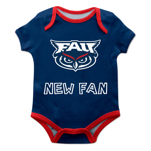 Florida Atlantic Owls Vive La Fete Infant Game Day Blue Short Sleeve Onesie New Fan Mascot Bodysuit - Vive La Fête - Online Apparel Store
