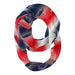 Florida Atlantic Owls Vive La Fete All Over Logo Game Day Collegiate Women Ultra Soft Knit Infinity Scarf