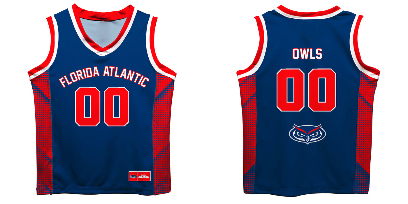 Florida Atlantic Owls Vive La Fete Game Day Blue Boys Fashion Basketball Top - Vive La Fête - Online Apparel Store