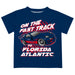 Florida Atlantic Owls Vive La Fete Fast Track Boys Game Day Blue Short Sleeve Tee