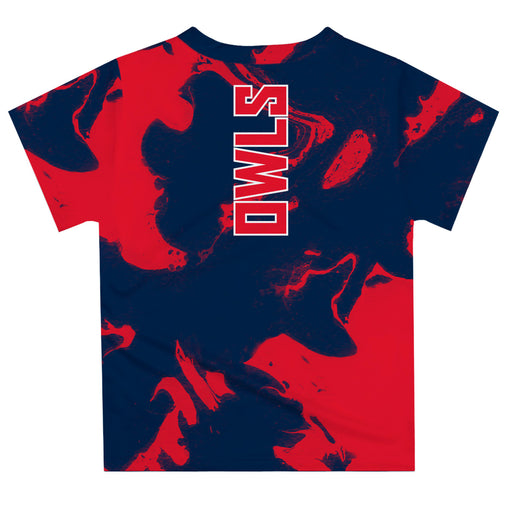 Florida Atlantic Owls Vive La Fete Marble Boys Game Day Blue Short Sleeve Tee - Vive La Fête - Online Apparel Store