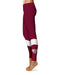 Fordham Rams Vive La Fete Game Day Collegiate Ankle Color Block Women Maroon Yoga Leggings - Vive La Fête - Online Apparel Store