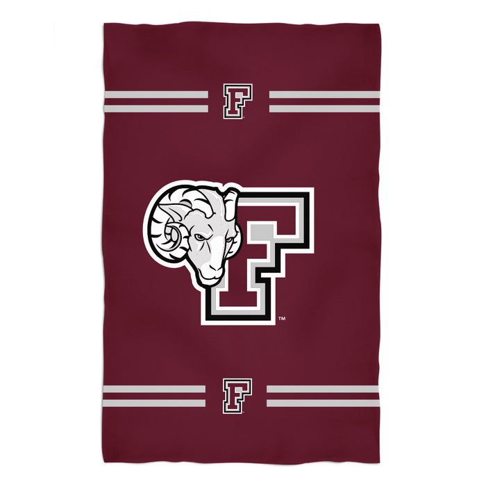Fordham Rams Vive La Fete Game Day Absorvent Premium Maroon Beach Bath Towel 51 x 32" Logo and Stripes" - Vive La Fête - Online Apparel Store