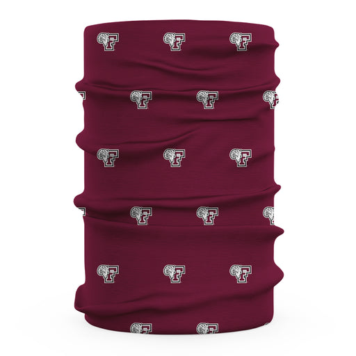 Fordham Rams Vive La Fete All Over Logo Game Day Collegiate Face Cover Soft 4-Way Stretch Two Ply Neck Gaiter - Vive La Fête - Online Apparel Store