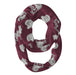 Fordham Rams Vive La Fete Repeat Logo Game Day Collegiate Women Light Weight Ultra Soft Infinity Scarf