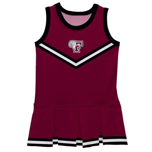 Fordham Rams Vive La Fete Game Day Maroon Sleeveless Cheerleader Dress