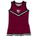 Fordham Rams Vive La Fete Game Day Maroon Sleeveless Cheerleader Dress