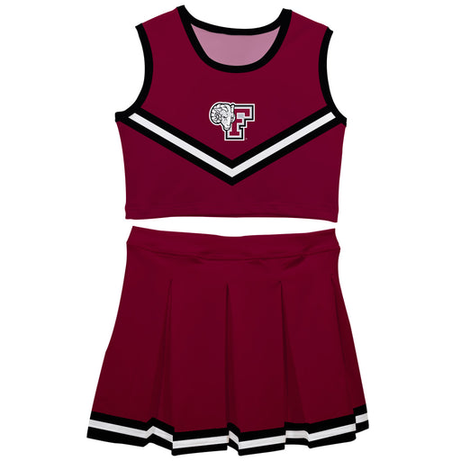 Fordham Rams Vive La Fete Game Day Maroon Sleeveless Cheerleader Set