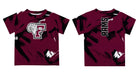 Fordham Rams Vive La Fete Boys Game Day Maroon Short Sleeve Tee Paint Brush - Vive La Fête - Online Apparel Store