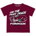 Fordham Rams Vive La Fete Fast Track Boys Game Day Maroon Short Sleeve Tee