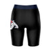Fresno State Bulldogs Vive La Fete Game Day Logo on Thigh and Waistband Black and Navy Women Bike Short 9 Inseam" - Vive La Fête - Online Apparel Store