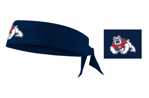Fresno State Bulldogs Vive La Fete Blue Head Tie Bandana - Vive La Fête - Online Apparel Store