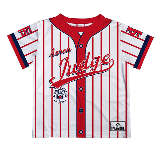 MLB Players Association Aaron Judge Fresno State Bulldogs MLBPA Officially Licensed by Vive La Fete T-Shirt