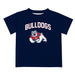 Fresno State Bulldogs Vive La Fete Boys Game Day V2 Blue Short Sleeve Tee Shirt