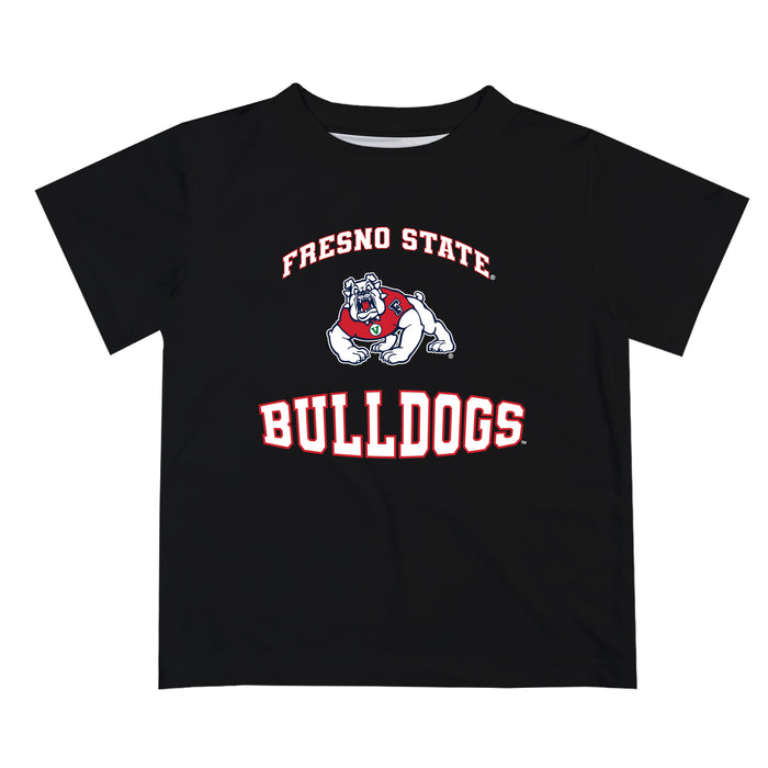 Fresno State Bulldogs Vive La Fete Boys Game Day V3 Black Short Sleeve Tee Shirt