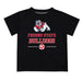 Fresno State Panthers Vive La Fete Soccer V1 Black Short Sleeve Tee Shirt