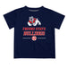 Fresno State Panthers Vive La Fete Soccer V1 Blue Short Sleeve Tee Shirt