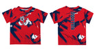 Fresno State Bulldogs Vive La Fete Boys Game Day Red Short Sleeve Tee Paint Brush - Vive La Fête - Online Apparel Store