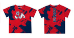 Fresno State Bulldogs Vive La Fete Marble Boys Game Day Red Short Sleeve Tee - Vive La Fête - Online Apparel Store