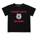 Fresno State Bulldogs Vive La Fete Boys Game Day V1 Black Short Sleeve Tee Shirt
