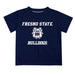 Fresno State Bulldogs Vive La Fete Boys Game Day V1 Blue Short Sleeve Tee Shirt