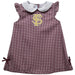 Florida State Seminoles Embroidered Maroon Gingham A Line Dress