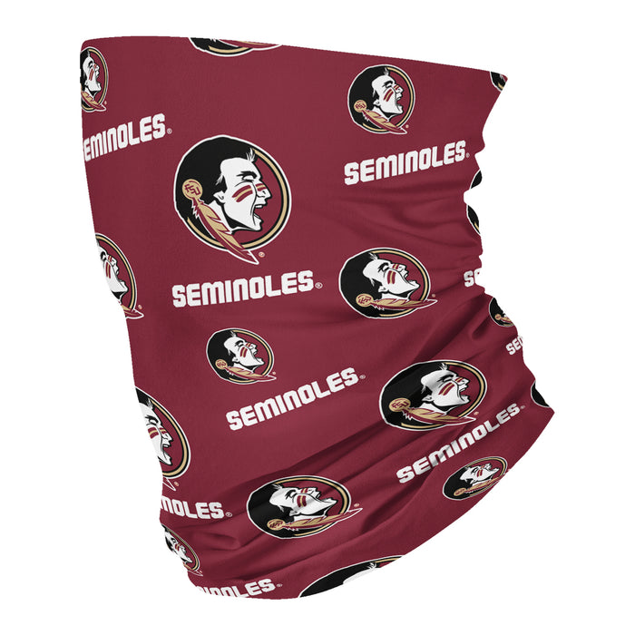 Florida State Seminoles All Over Logo Garnet Neck Gaiter - Vive La Fête - Online Apparel Store