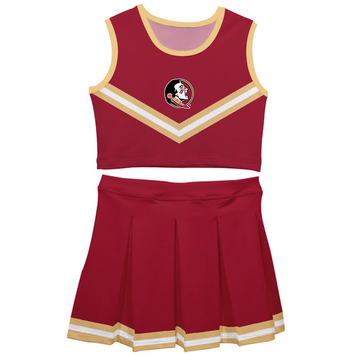 Florida State Seminoles Vive La Fete Game Day Garnet Sleeveless Cheerleader Set