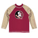 Florida State Seminoles Vive La Fete Garnet and Gold Long Sleeve Raglan Rashguard