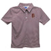 Florida State Seminoles Embroidered Maroon Stripes Short Sleeve Polo Box Shirt