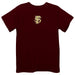Florida State Seminoles Embroidered Maroon knit Short Sleeve Boys Tee Shirt