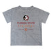 Florida State Seminoles Vive La Fete Soccer V1 Gray Short Sleeve Tee Shirt